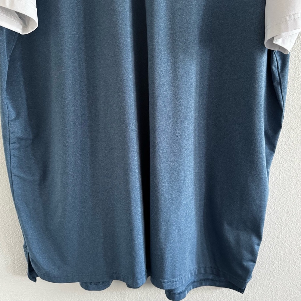 Southern Tide Blue and White Polo Shirt Size XXL - Picture 3 of 6